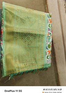 Digital Silk Saree With Siroski