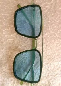 Square Framed Sunglasses with Case