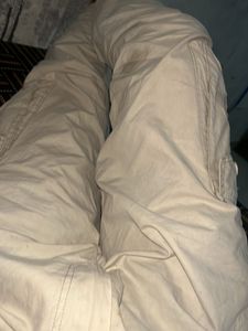Beige Cargo Pants