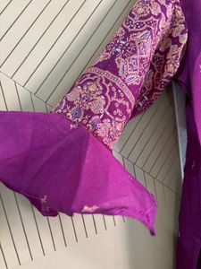 Kurta Plazo Set With Fancy Sleeve