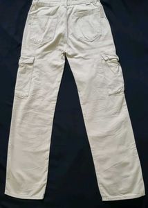 Pull&amp;Bear Beige Cargo Pants