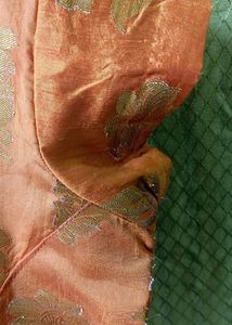Orange Chanderi Blaous