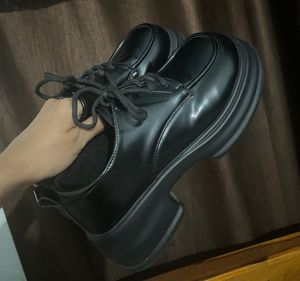 Black Platform Loafers