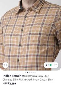 Indian Terrain Semi Formal Shirt