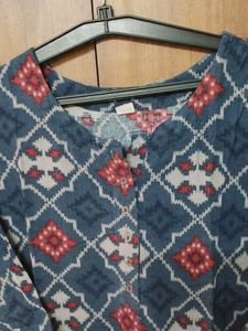 Women Blue Daily Use Kurti