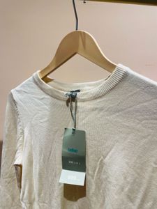 Taffoe Cream Knit Sweater