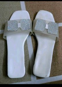 Beautiful Butterfly Sequence Slippers In 39 Size
