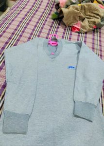Grey V-Neck T-Shirt