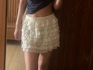Ruffled Layered Skirt