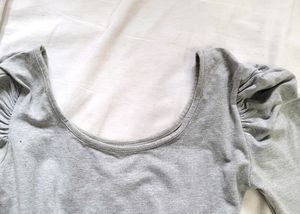 Grey Fit Tshirt Size XXS To XS