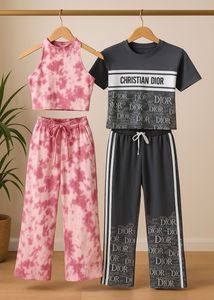 2 Sets  Tie-Dye and Dior Inspired
