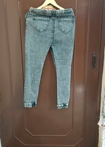 Charcoal Black Skinny Fit Jeans