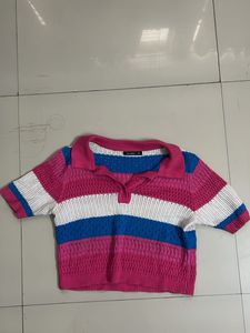Pink Crochet Top