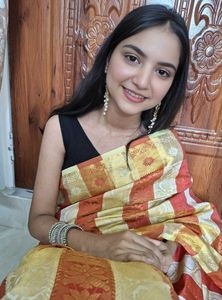 *NEW*Banarasi saree with blouse piece❤️