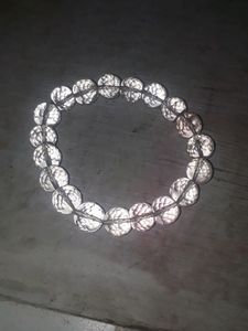 Natural Real Clear Quartz Diamond cutting Bracelet