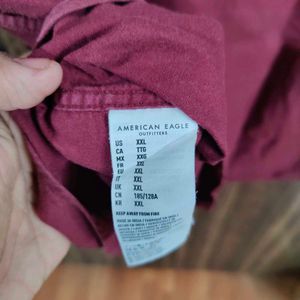 American Eagle Solid Shirt - Chest 48