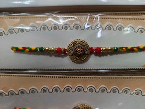 Beautiful Rakhi Set(75/- Per Set)