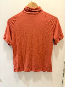 Beautiful Turtleneck Short Sleeve Top
