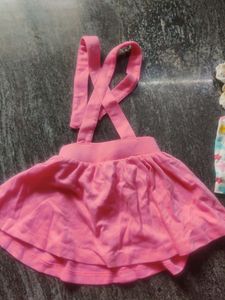 Girls Stylish Dress Midi With T Shirt
