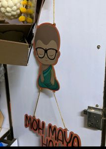 Sab Moh Maya Hai Quote wooden  Wall Hanging