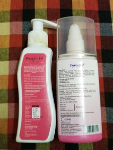 prioglo EA body lotion and turpdin creamy lotio