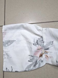 Beautiful Designed White Empire Top
