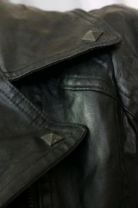 Vintage Black Leather Jacket