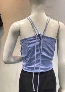 Orange Halter Top