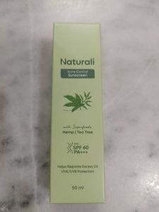 Naturali Acne Control Sunscreen