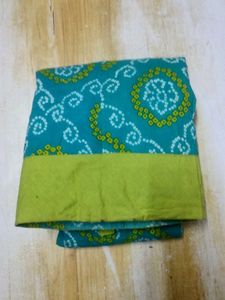 Ethnic Green Printed Skirt