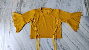 Yellow Crop Top