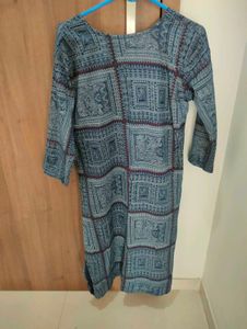 Printed Blue Kurta💙
