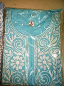 Chikenkari Kurti From Lucknow Sale