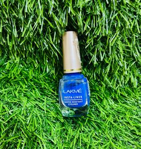 LAKEME Blue Eyeliner With 2 Pair False Eye Lashes