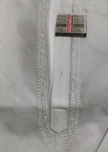 Authentic Lucknowi Gents Kurta In White Colour