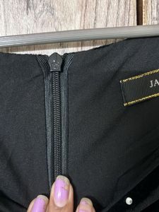 Black Velvet Embellished Top