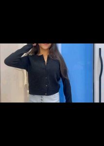 Stylish Black Cardigan