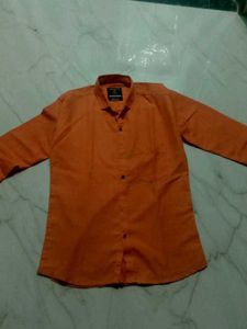 Orange Long Sleeve Shirt