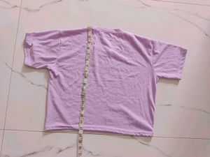Oops Graphic T Shirt Lavender Color