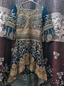 Dark Blue Festive Lehenga