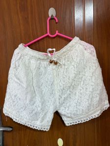 White  Beach Shorts