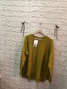 Fusion Max Yellow Knit Sweater
