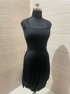 Nightwear Elegant Black Slip Dress