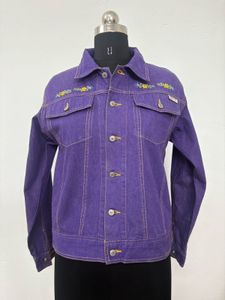 Vintage Purple Denim Jacket