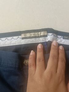 Blue And Black Shorts For Men