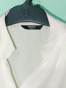 Elegant  Transparent Button-Down Shirt