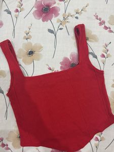 Red Corset Top