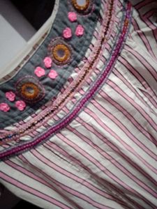 Neckline Embroidery Design Kurti❤️😍