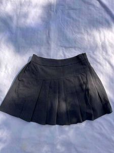 Grey Pleated Skorts