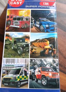 Police Car Set (DIE CAST ) PULL-BACK